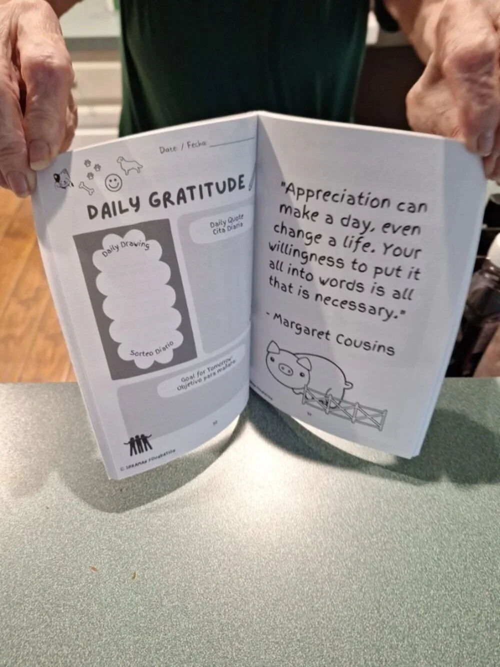 Student Gratitude Journal Elementary School Program Shraman Foundation Workbook